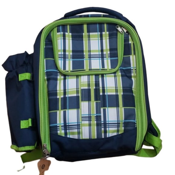 none Handbags - Picnic Backpack NWT Wine Glasses Plates